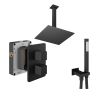 Abacus  Shower Pack 4 - Square - Matt Black