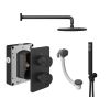 Abacus Shower Pack 6 - Iso Pro - Matt Black