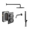 Abacus Shower Pack 5 - Iso Pro - Matt Anthracite