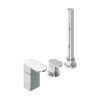Abacus Ki Deck Mounted Bath Shower 3Th Chrome