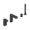 Abacus Ki Deck Mounted Bath Shower 4Th Black