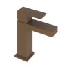 Abacus Plan Mono Basin Mixer Brushed Bronze