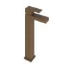 Abacus Plan Tall Mono Basin Mixer Brushed Bronze
