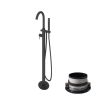 Abacus Iso Bath Shower Mixer Freestanding Matt Black
