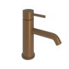 Abacus Iso Mono Basin Mixer Brushed Bronze 