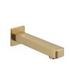 Abacus EDGE Wall Mounted Bath Spout Matt Brushed Brass