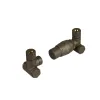 Tissino Hugo Dual Fuel Valves - Wall Plumbing Connection with Thermostatic Head - Arabica