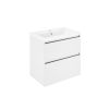 Tissino Mozzano Basin Unit 390mm Depth - Matt White