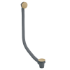 Crosswater 3ONE6 Lever 316 Brushed Brass Bath Click Clack Waste