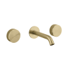 Crosswater 3ONE6 Brushed Brass Basin 3 Hole Set