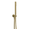 Crosswater 3ONE6 Lever 316 Brushed Brass Wall Outlet, Handset & Hose