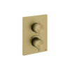 Crosswater 3ONE6 Lever 316 Brushed Brass Crossbox 3 Outlet Trimset