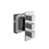 Abacus Ez Box 2.0 Thermostatic Shower Valve 3 Outlet 2 Chrome Square Handles