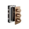 Abacus Ez Box 3.0 Thermostatic Shower Valve 3 Outlet 3 Brushed Bronze Round Handles