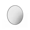 Tissino Terzo Backlit Matt Black Mirror De-mister Double Touch Circular