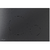 Alca Turn flat flush plate - matt black