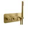 Crosswater Union Brushed Brass Shower Valve With 2 Way Diverter & Handset