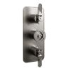 Crosswater Union Brushed Black Chrome Lever Shower Valve With 2 Way Diverter