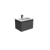 Saneux UNI 60cm 1 drawer wall mounted unit - Matt Anthracite