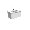 Saneux UNI 80cm 1 drawer wall mounted unit - Matt White