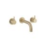 Crosswater MPRO Bath 3 Hole Set Brushed Brass