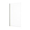 Abacus One Part Bath Screen - Brushed Nickel