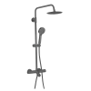 Abacus Emotion Thermo Exposed Shower Valve Kit - Bath/Shower Mixer - Matt Anthracite