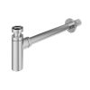 Abacus Designer Bottle Trap Round Chrome