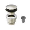 Abacus Universal Click-Freeflow Basin Waste - Slotted/Unslotted - Brushed Nickel