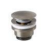 Just Taps VOS Brushed Black Basin Waste, Universal; Slotted And Unslotted