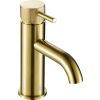   Just Taps VOS Single Lever Basin Mixer Tap with Designer Handle-Brushed Brass