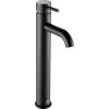 Just Tap VOS Matt Black Single Lever Tall Basin Mixer With Designer Handle