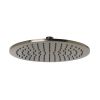 Just Taps VOS Brushed Black Overhead Shower 250mm
