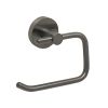 Just Taps VOS Brushed Black Toilet Roll Holder 