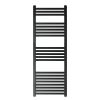 Just Taps VOS Straight Heated Towel Radiator 1200mm×400mm-Matt BLack
