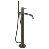 Just Taps Vos Brushed Black Floorstanding Bath Shower Mixer