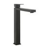 Crosswater Verge Basin Tall Monobloc - Matt Black