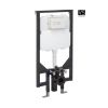 Crosswater 1.14m Height Ultra Slim Wall Hung Toilet Support Frame