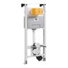 Just Taps Pre-wall freestanding WC Frame 1150mm H x 500mm W including brackets and bend