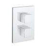 Crosswater Water Square/ Verge Crossbox 3 Outlet Valve (2500 Valve) - Chrome