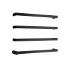 Just Taps ZYON Electric Only Towel Rail Matt Black