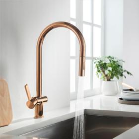 VOS Rose Gold Sink Mixer