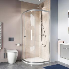 Silver Quadrant Single Door