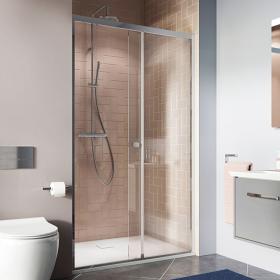 Silver Single Sliding Door