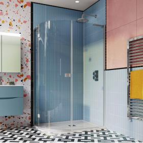 Silver Quadrant Double Doors