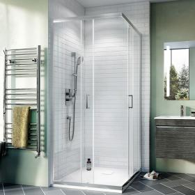 Corner Entry Enclosure