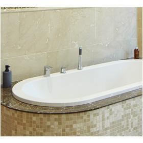DECK MOUNTED BATH/SHOWER MIXERS