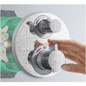 THERMOSTATIC CONCEALED SHOWER VALVES
