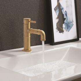 Crosswater MPRO Industrial Unlacquered Brushed Brass
