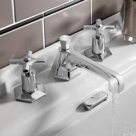 Crosswater Waldorf Chrome Crosshead Taps